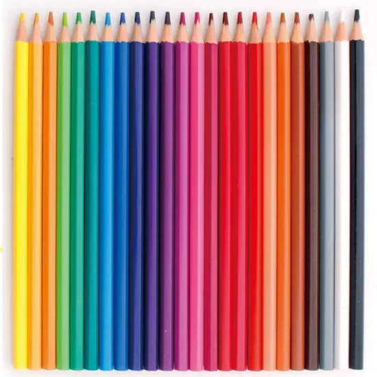 24 Wood-Free Colored Pencils