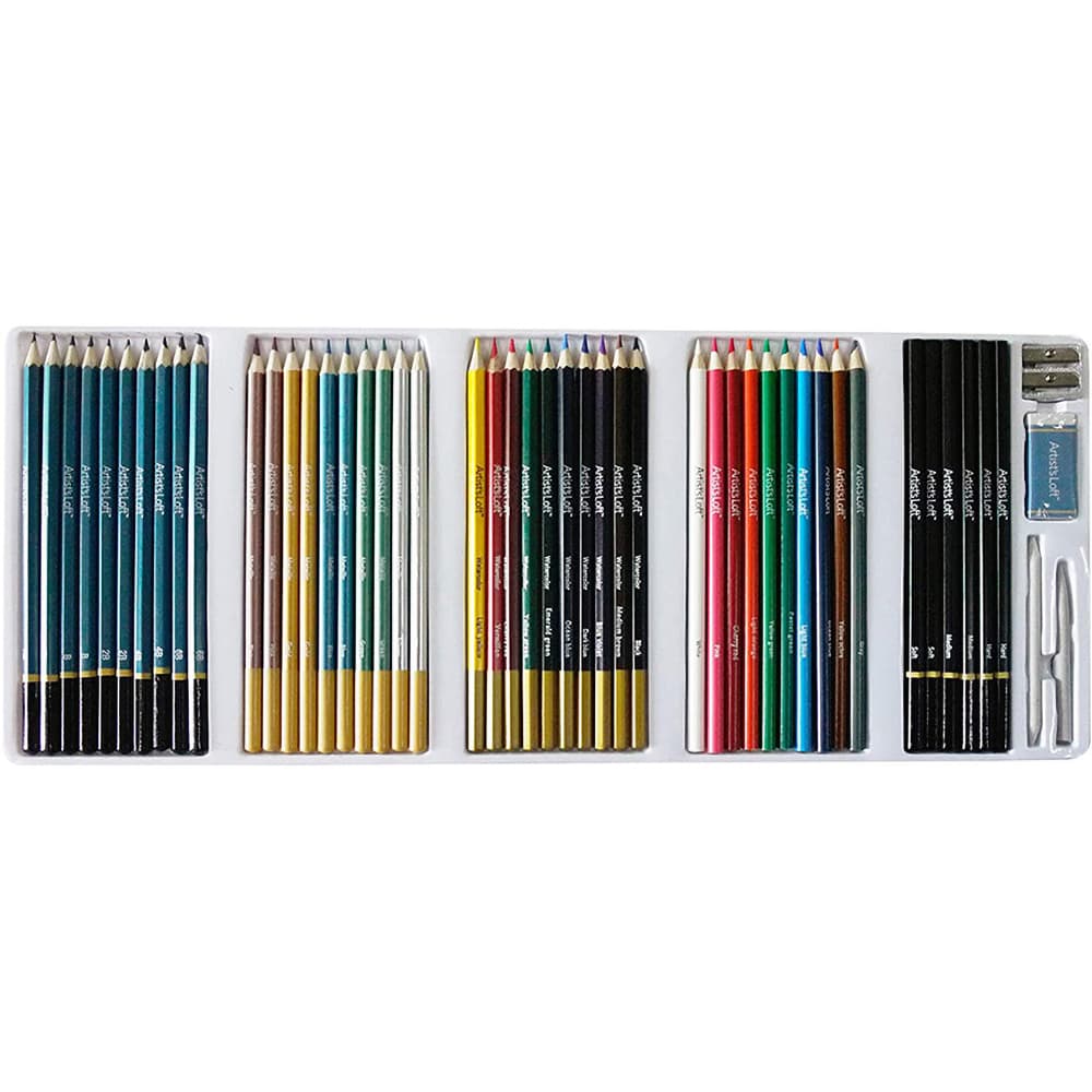 50-Piece Artist Pencil Set with Accessories — photo 2